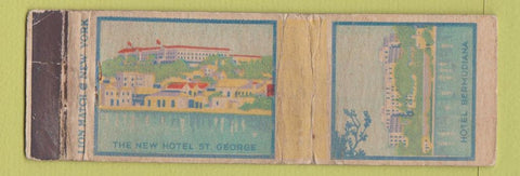 Matchbook Cover - Hotel Bermudian St George  WORN
