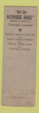 Matchbook Cover - Hotel Hayward Los Angeles CA WEAR