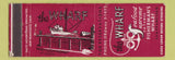 Matchbook Cover - The Wharf Seafood Restaurant San Francisco CA