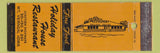Matchbook Cover - Holiday House Restaurant Mount Vernon IA WEAR