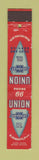 Matchbook Cover - Union Cheverolet Burlington WI low phone # 10 Strike