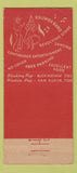 Matchbook Cover - Blinking Pup Wiking Chicago IL WEAR 21 Strike Feature