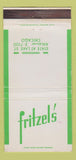 Matchbook Cover - Fritzel's Chicago IL WEAR 30 Strike