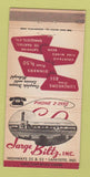Matchbook Cover - Jarge Biltz Lafayette IN WEAR 30 Strike