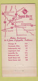 Matchbook Cover - Jarge Biltz Lafayette IN WEAR 30 Strike