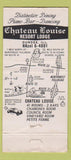 Matchbook Cover - Chateau Louise Dundee IL WEAR 30 Strike