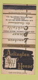 Matchbook Cover - Arlington House Heights IL WORN 30 Strike