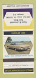 Matchbook Cover - 1969 Chrysler Newport Rimouski QC Ruest Arsenault 30 Strike