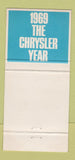 Matchbook Cover - 1969 Chrysler Newport Fleet Sales Canada 30 Strike