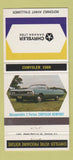 Matchbook Cover - 1969 Chrysler Newport Convertible Canada 30 Strike