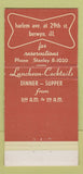 Matchbook Cover - The Escape Berwyn IL restaurant 30 Strike