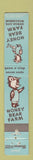 Matchbook Cover - Honey Bear Farm Genoa City WI 10 Strike