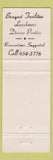 Matchbook Cover - Indian Cafe Medford NJ WEAR