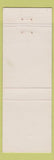 Matchbook Cover - Sun Tropics Ind Naples FL