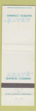 Matchbook Cover - Abate Seafood Company Pittsburgh PA