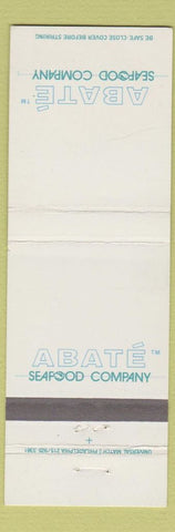 Matchbook Cover - Abate Seafood Company Pittsburgh PA