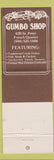 Matchbook Cover - Creole Cuisine Gumbo Shop New Orleans LA