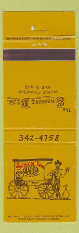Matchbook Cover - Swinging Door BBQ Richmond TX