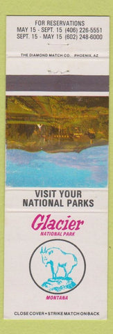 Matchbook Cover - Glacier National Park MT