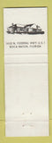 Matchbook Cover - Streb's South Restaurant Boca Raton FL WORN