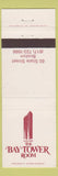 Matchbook Cover - Bay Tower Room Boston MA