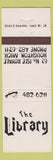 Matchbook Cover - The Library Houghton MI