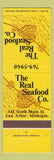 Matchbook Cover - Real Seafood Company Ann Arbor MI