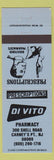 Matchbook Cover - Di Vito Drug Carney's Point NJ
