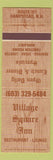 Matchbook Cover - Village Square Inn Restaurant Hampstead NH