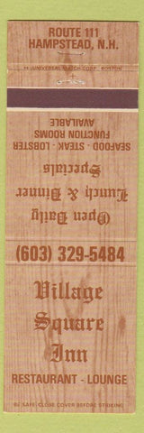 Matchbook Cover - Village Square Inn Restaurant Hampstead NH