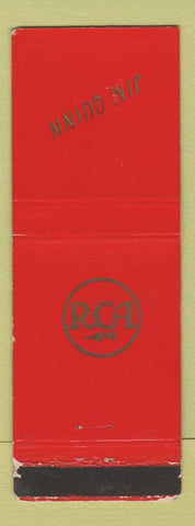 Matchbook Cover - RCA Jim Quinn Imprint WORN