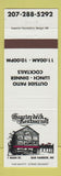 Matchbook Cover - Quarterdeck Restaurant Bar Harbor ME