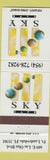 Matchbook Cover - Sky Cafe Fort Lauderdale FL