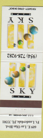 Matchbook Cover - Sky Cafe Fort Lauderdale FL