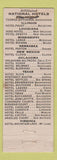 Matchbook Cover - Hotel Southern Brownfield TX WORN