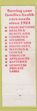 Matchbook Cover - Genovese Drug WORN