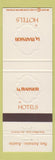 Matchbook Cover - LA Mansion Hotels San Antonio Austin TX