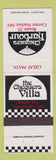 Matchbook Cover - Chequers Villa Tamworth NH Center Harbor NH WEAR