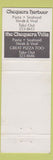 Matchbook Cover - Chequers Villa Tamworth NH Center Harbor NH WEAR