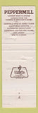 Matchbook Cover - Peppermill Menomonee Falls WI
