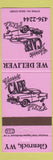 Matchbook Cover - Classic Cafe Pizza Glenrock WY