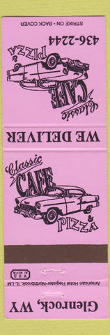 Matchbook Cover - Classic Cafe Pizza Glenrock WY