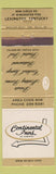Matchbook Cover - Continental Inns of America Lexington KY
