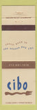 Matchbook Cover - Cibo Restaurant New York City