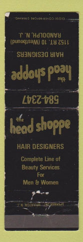 Matchbook Cover - Head Shoppe Hair Salon Randolph NJ WEAR
