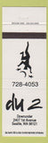 Matchbook Cover - Du 2 Seattle WA