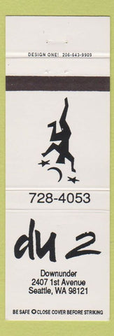 Matchbook Cover - Du 2 Seattle WA