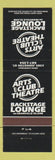Matchbook Cover - Arts Club Theatre Lounge Granville Island Vancouver BC