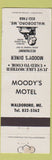 Matchbook Cover - Moody's Diner Waldoboro ME WEAR