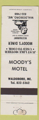 Matchbook Cover - Moody's Diner Waldoboro ME WEAR